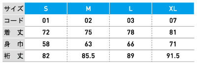 サイズ一覧