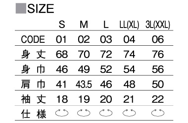 サイズ一覧